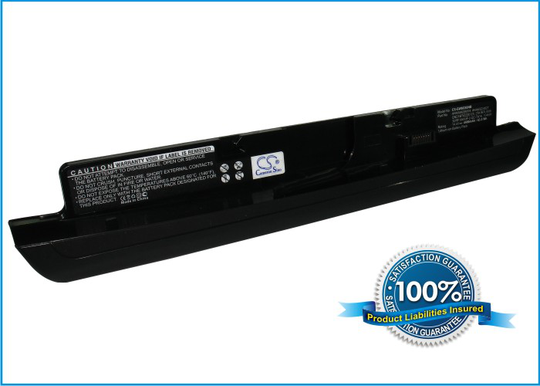 Gateway M280 akku 4400 mAh - Musta