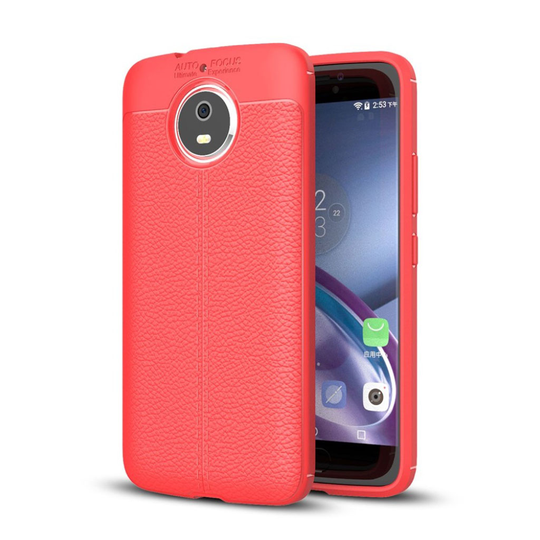 Motorola Moto G5S litsipintainen suojakuori - Punainen