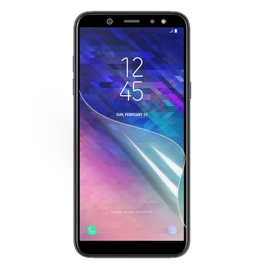 Samsung Galaxy A6 Plus (2018) LCD kirkas näyttö suojakalvo - Transparentti 3kpl/ setti