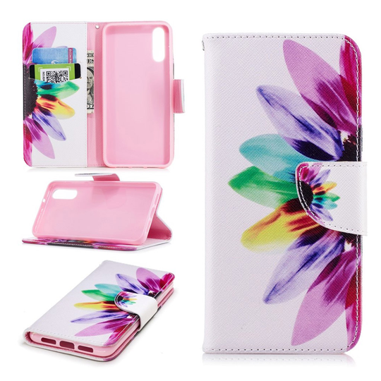 Huawei P20 kuvioitu suojakotelo - Värikäs kukka