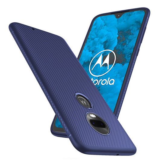 Jazz Motorola Moto G7 Plus kuoret - Tummansininen