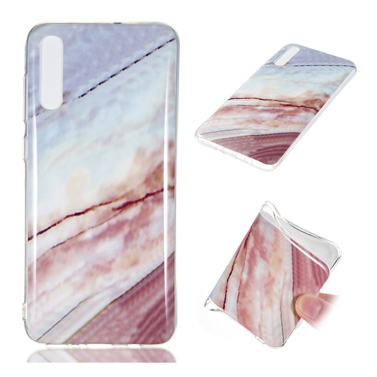 Samsung Galaxy A70 marble pattern gel case - Style B