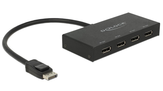 DisplayPort 1.2 Splitter 1xDisplayPort In>4xDisplayPort Out