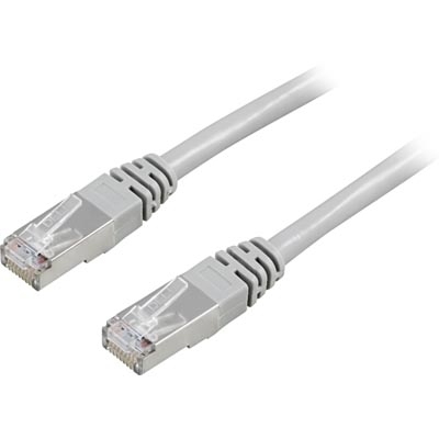 Laitekaapeli, F/UTP Cat6, 25 M, 250 MHz, Delta-sertifioitu, LSZH, Harmaa