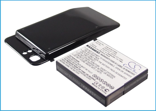 HTC Raider 4G X710e Holiday Raider 4G LTE Vivid Vivid 4G Velocity 4G Extended With Back Cover yhteensopiva akku - 3000mAh