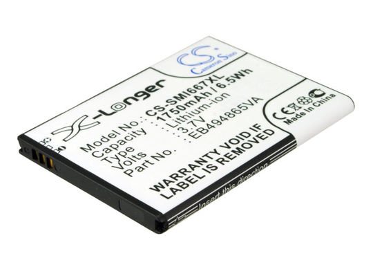 Samsung SGH-I667 Focus 2 yhteensopiva akku 1750 mAh