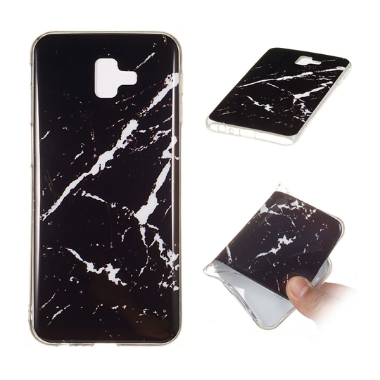 Samsung Galaxy J6 Plus (2018) pehmeä IMD marmori kuviollinen silikooni muovinen takasuoja kuori - Tyyli M