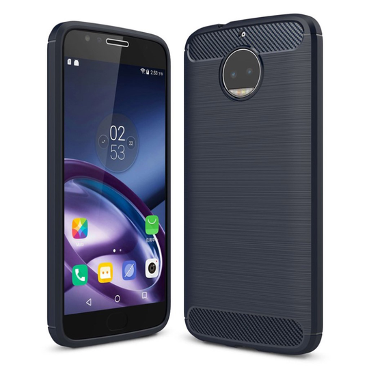 Motorola Moto G5S Plus uniikki suojakuori - Tummansininen