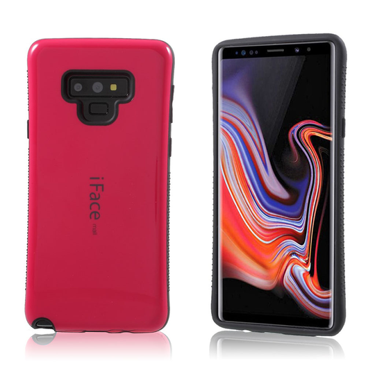 Samsung Galaxy Note9 IFACE MALL Hybriidi Muovinen Takasuoja Kuori - Ruusu