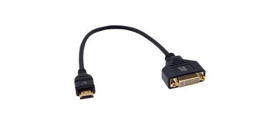 KRAMER ADC-DF/HM DVI TO HDMI (FEMALE - MALE) ADAPTER CABLE (1') 0.3M