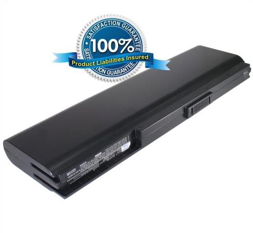 Asus U3 U1 akku 6600 mAh - Musta