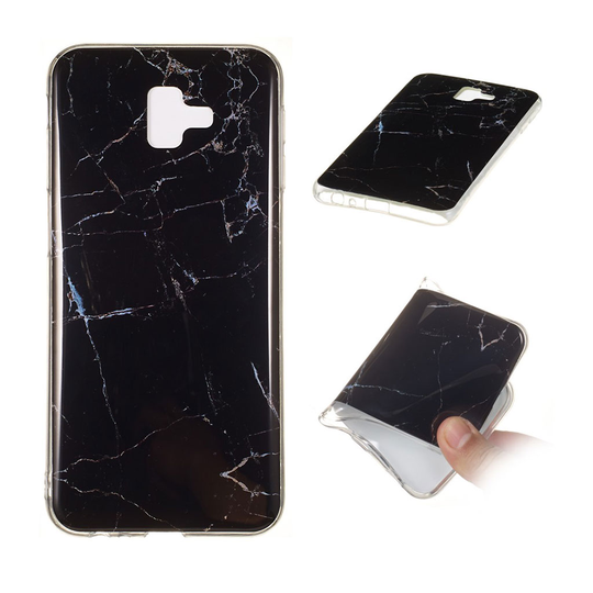 Samsung Galaxy J6 Plus (2018) pehmeä IMD marmori kuviollinen silikooni muovinen takasuoja kuori - Tyyli O