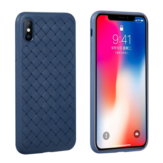 BENKS iPhone X tyylikäs suojakuori - Sininen