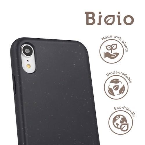 Forever Bioio 100% biohajoava suojakotelo iPhone 12 Mini 5.4 - Musta"
