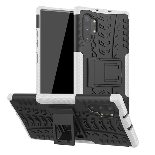 Offroad Samsung Galaxy Note 10 Pro kuoret - Musta / Valkoinen