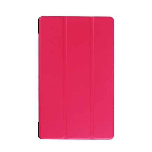 Gaarder Lines Lenovo Tab A8-50 Nahkakotelo Standillä - Kuuma Pinkki