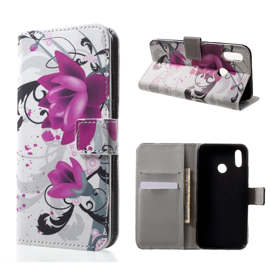 Huawei P20 Lite erikoinen suojakotelo - Pinkki kukka