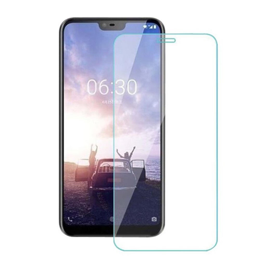 Nokia X6 Arc Edge Karkaistu Lasi Puhelimen Näyttö Suojakalvo 0.3mm - Transparentti