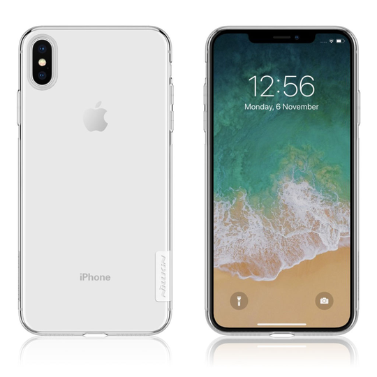 iPhone 9 Plus NILLKIN Luonto 0.6mm Pehmeä Muovinen Takasuoja Kuori - Transparentti