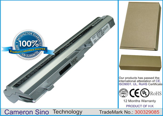 Toshiba Satellite NB200 Satellite NB201 Satellite NB205 akku 6600 mAh