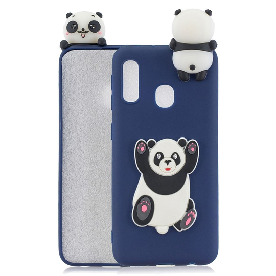 Cute 3D Samsung Galaxy A20e kuoret - Jättipanda