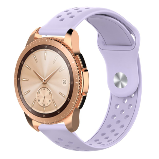 20mm Samsung Galaxy Watch (42mm) silicone watch band - Light Purple