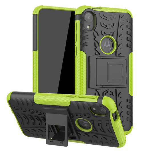 Offroad Motorola Moto E6 kuoret - Vihreä