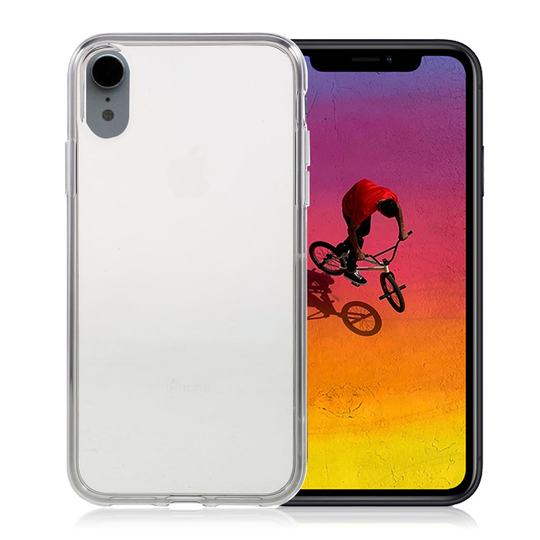 iPhone Xr Pehmeä Joustava Muovinen Takasuoja Kuori - Harmaa