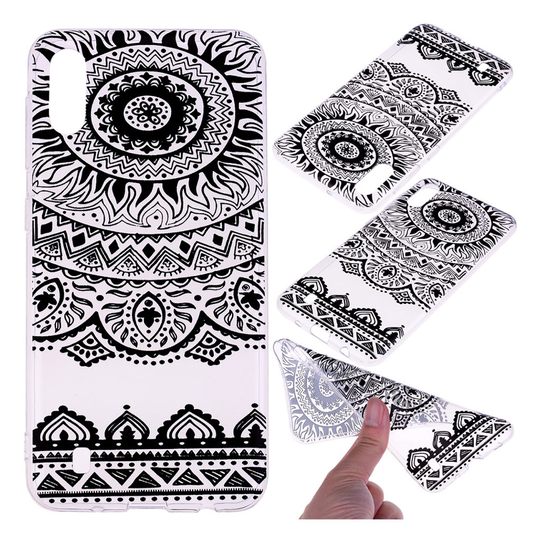Deco Samsung Galaxy A10 kuoret - Musta Mandala