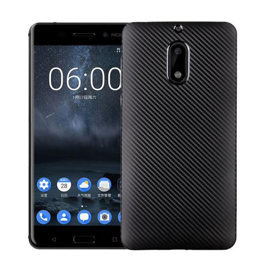 Nokia 6 design suojakuori - Musta