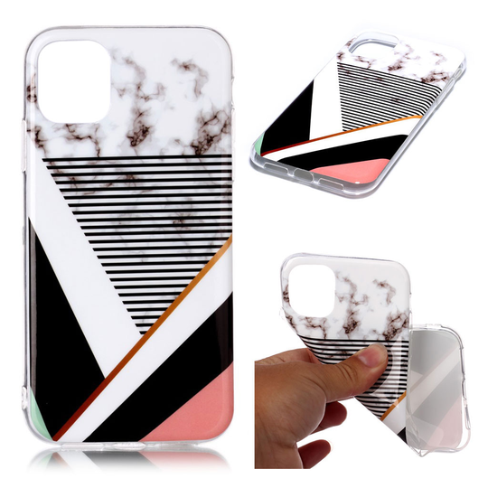 Marble iPhone 11 Pro kuoret - Marmori Raidallinen Kuvio