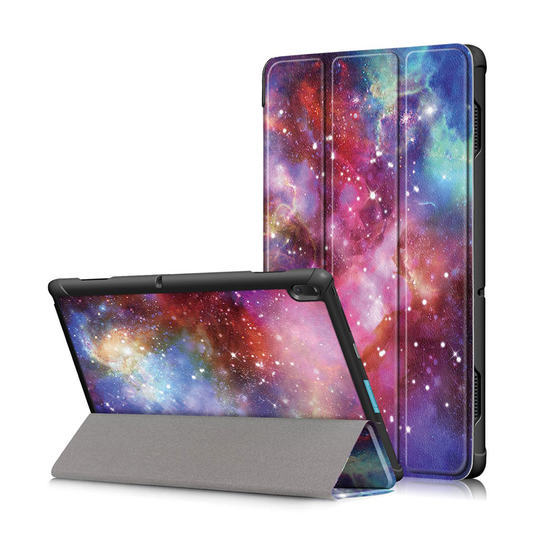 Lenovo Tab E10 kuosinen nahkainen suojakotelo - Universumi