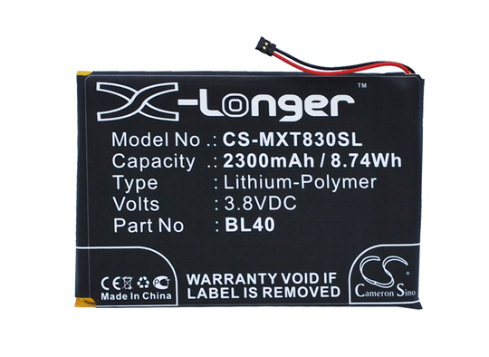 Cameron Sino tarvikeakku Motorola Moto E XT1019 XT1019 XT830C akku 2300 mAh