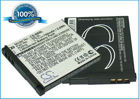 Canon NB-8L yhteensopiva akku 740 mAh