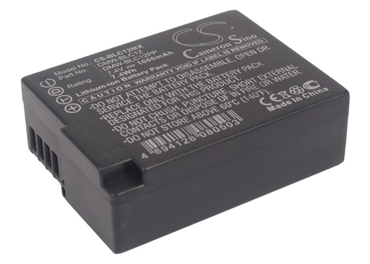 Panasonic DMW-BLC12 DMW-BLC12E DMW-BLC12GK akku 1050 mAh