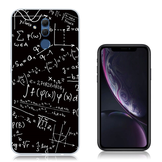Huawei Mate 20 Lite kuviollinen silikooni muovinen takasuoja kuori mikä on joustava - Numerot