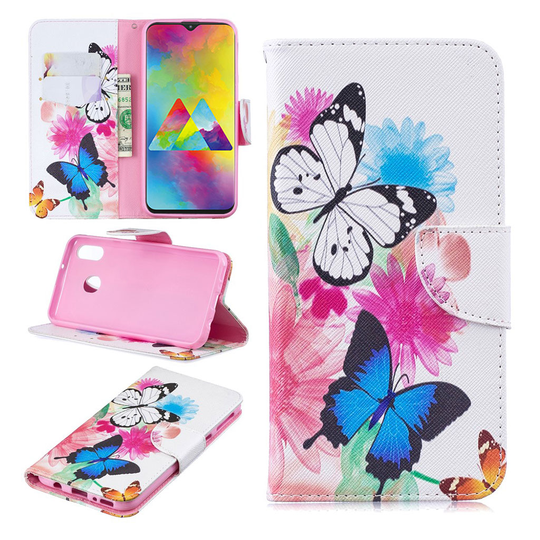 Wonderland Samsung Galaxy M20 kotelot - Perhoset ja Kukat