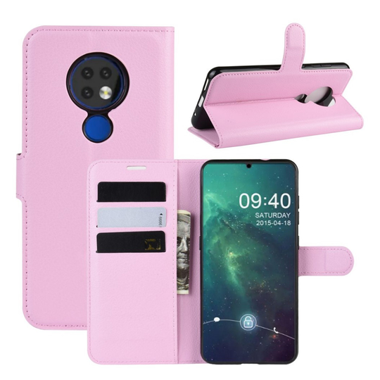 Classic Nokia 6.2 flip kuoret - Pinkki