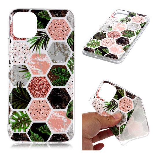 Marble iPhone 11 Pro Max kuoret - Multi-Heksagon Kuvio