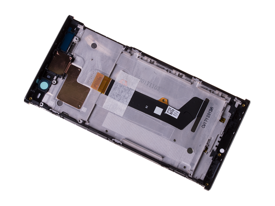 Kosketuspaneeli ja LCD rungolla SONY H3113 H3123 H3133 H4113 H4133 XPERIA XA2 - Musta