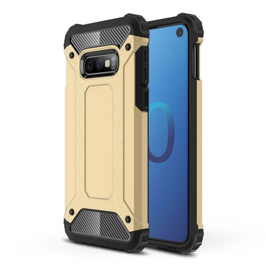 Samsung Galaxy S10e suoja hybrid suojakotelo - Kulta