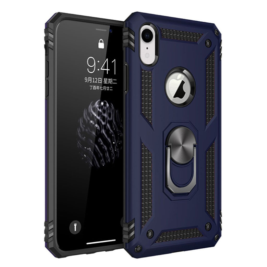 Bofink Combat iPhone Xr kuoret - Sininen