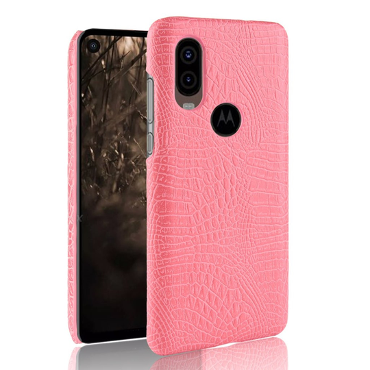 Croco Motorola P40 kuoret - Pinkki