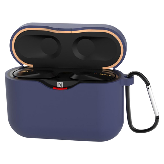 Sony WF-1000XM3 durable silicone case - Dark Blue
