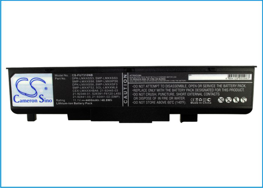 Fujitsu Amilo Li1705 Amilo L1310G Amilo L7310 akku 4400 mAh - Musta