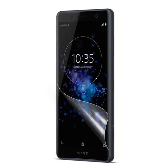 Sony Xperia XZ2 Compact kirkas suojakalvo