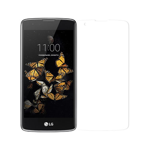 Karkaistu Lasi Näytönsuoja LG K8 Puhelimelle - 0.3mm (Kaari Reunat)