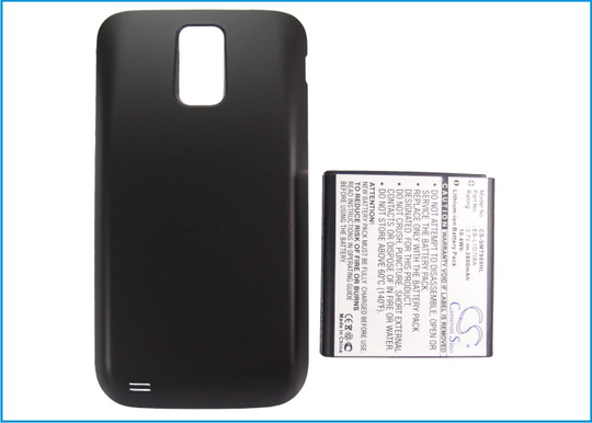 Samsung Galaxy S Hercules SGH-T989 yhteensopiva akku laajennetulla takakannella 2800 mAh