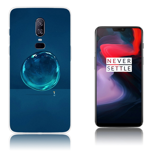 OnePlus 6 Printti Kuvallinen Pehmeä muovinen Takasuoja Kuori - Vesipisara