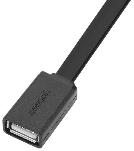 Ugreen Micro-USB uros - USB-A naaras adapteri 15cm musta